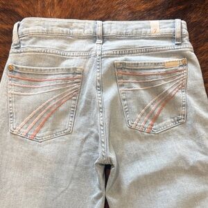 7 for all mankind Italian Fabric Pink Stitch Tailorless dojo